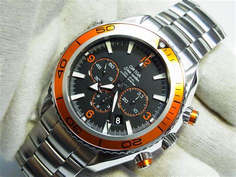 omega planet ocean replica orange|45mm omega planet ocean chronograph.